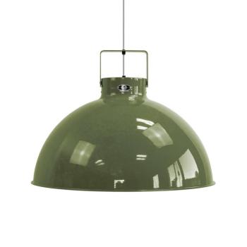 Jieldé Dante D675 függő lámpa, olajzöld, Ø 67,5 cm kép