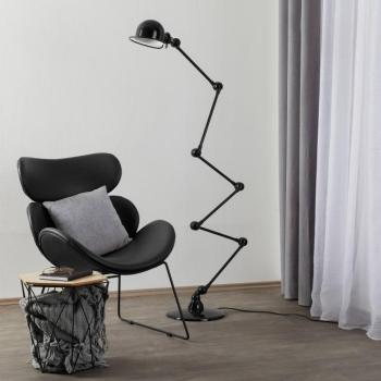 Jieldé Loft D9406 állólámpa 6x40cm, fekete kép