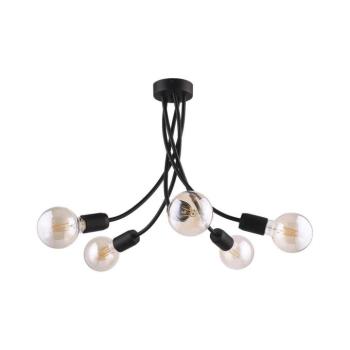 Jupiter 1640 - Csillár rúdon LUCE 5xE27/60W/230V fekete 1640 kép