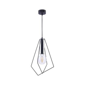 Jupiter 1661 - Csillár zsinóron KAIR 1xE27/60W/230V fekete/króm 1661 kép