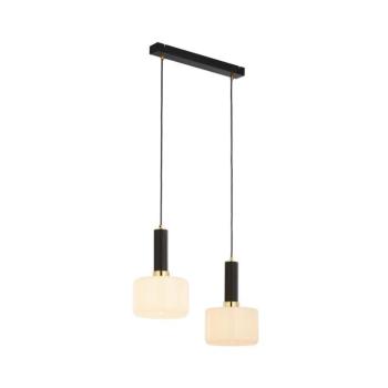 Jupiter 1853 - VA2 - Csillár zsinóron VANES 2xE27/60W/230V arany/fekete 1853 kép