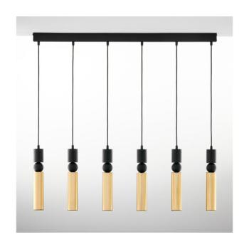 Jupiter 2008 - Csillár zsinóron ALAS 6xGU10/10W/230V arany/fekete 2008 kép