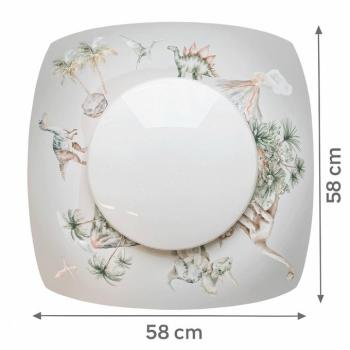 Jurassic Starlight LED mennyezeti világítás, fehér/színes, hossza 58 cm kép