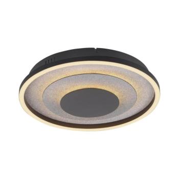 JUST LIGHT. 14409-21 - LED mennyezeti lámpa GLITTY LED/22W/230V, átmérő 40 cm, fekete 14409-21 kép