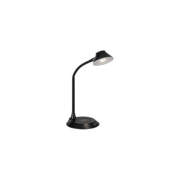 JUST LIGHT. 14414-18-LED Dimmelhető asztali lámpa beépített töltővel PUCKI LED/4,5W/230V fekete 14414-18