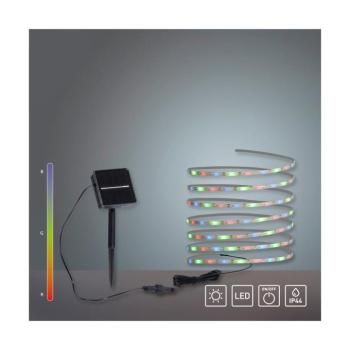 JUST LIGHT. 19971-18 - LED RGB napelemes szalag TEANIA LED//3,7V 5 m 1200 mAh IP44 19971-18