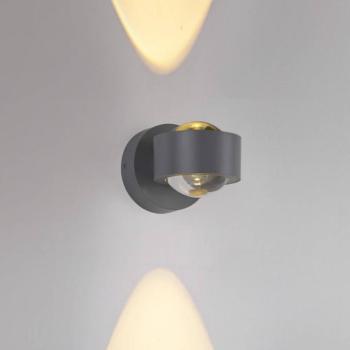 JUST LIGHT. LED tölthető fali lámpa Chia ezüst, vas, 3000 K kép