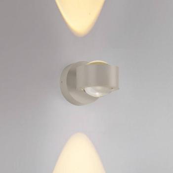 JUST LIGHT. LED tölthető fali lámpa Chia, homok, vas, 3000 K kép