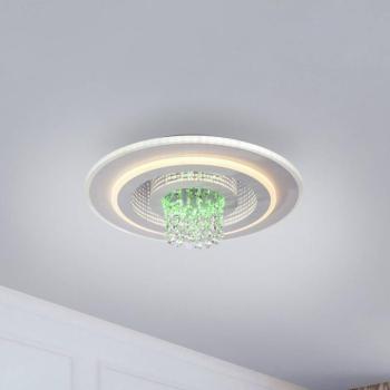 JUST LIGHT. Tolago RGB LED mennyezeti lámpa, CCT, fehér, távirányítóval kép