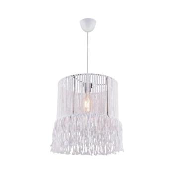 Kábelcsillár NESS MACRAME 1xE27/40W/230V fehér 390FLH1851 kép