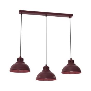 Kábelen függesztett csillár SVEN 3xE27/15W/230V bordó 8884A kép