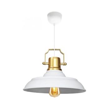 Kábeles csillár AYD 1xE27/40W/230V fehér/arany 780SGN4608 kép