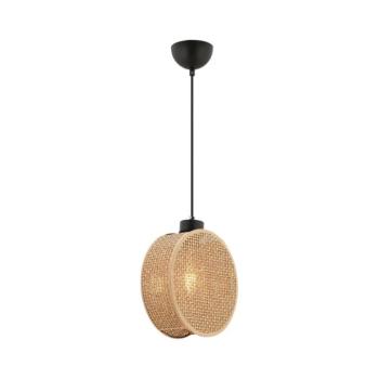 Kábeles csillár DRUM 1xE27/60W/230V barna 390FLH2525 kép