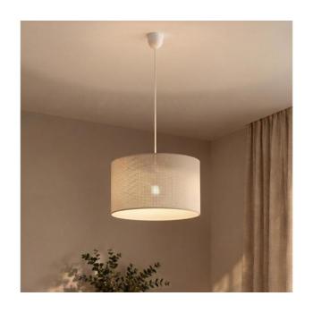 Kábeles csillár SIRJA PLISADO 1xE27/15W/230V Ø 35 cm krémszínű LM-1.335/KREM kép