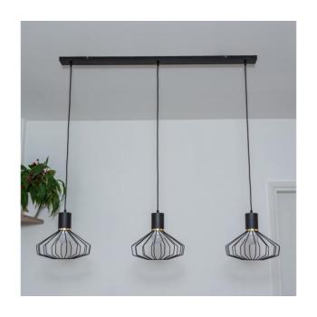 Kábeles csillár SOLANO 3xE27/15W/230V fekete/arany W-L 1335/3 BK+GO+MAT kép