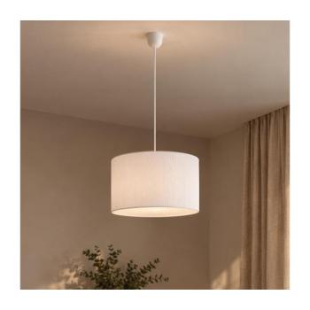 Kábeles függeszték SIRJA PLISADO 1xE27/15W/230V, átm. 35 cm, fehér LM-1.336/BIAŁY kép