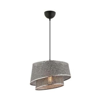 Kábeles függőlámpa BARETTE 1xE27/60W/230V szürke/fényes króm 390FLH2490 kép