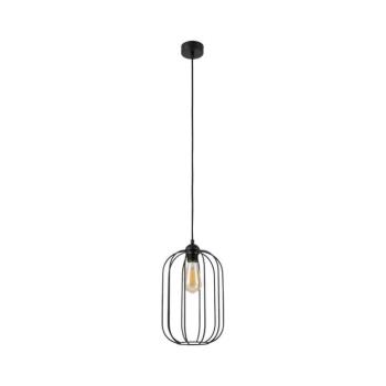 Kábeles függőlámpa DESTELLO 1xE27/15W/230V, átm. 21 cm, fekete LM-1.324/A/CZARNY kép