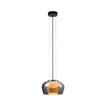 Kábeles függőlámpa INSIEME 1xGX53/10W/230V, átmérő 35 cm, füstszínű fekete 31-50878 kép