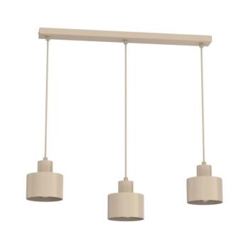 Kábelre függesztett csillár PARKLA 3xE27/15W/230V bézs 8789 kép