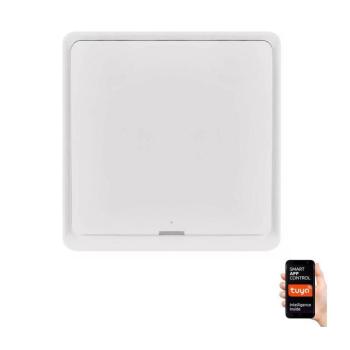 Kapcsoló 1 gombos GoSmart 1xCR2430 Tuya fehér H5011 kép