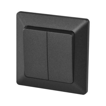 EMOS Soros kapcsoló, antracit, 250V, anthracite, IP20, A6100.6 kép