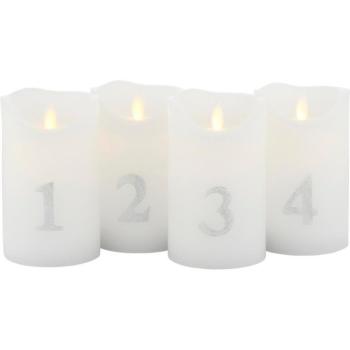 Karácsonyi fénydekoráció 4 db-os (magasság 13 cm) Sara – Sirius kép