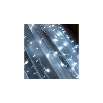 Karácsonyi fényfüggöny fényfüzér – 205cm x 155cm méteres 300 LED hidegfehér kép