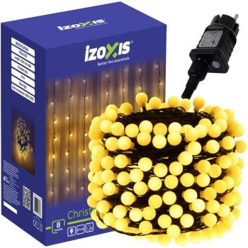 Karácsonyi gömb fényfüzér - 300LED 30m kép