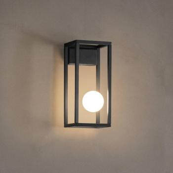 Karman Abachina LED falilámpa 1 lámpa IP44 fekete kép