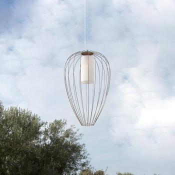 Karman Cell - ketreces függő lámpa, Ø55cm, bronz kép