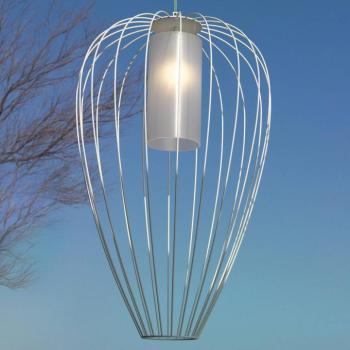 Karman Cell - ketreces függő lámpa, Ø55cm, fehér kép
