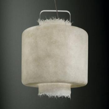 Karman Kimono - fehér LED függő lámpa 50 cm kép