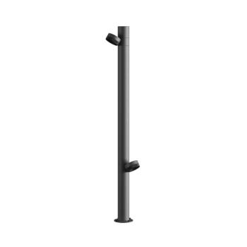 Karman LED-es útvilágítás Jaco, 84,3 cm, barna alumínium 2 lámpás. kép