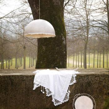 Karman Plancton - LED kültéri függő lámpa, Ø 45 cm kép