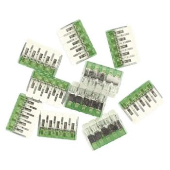 Karos vezetékösszekötő 4 mm2, 10 szt, átlátszó, EMOS, A9104 kép