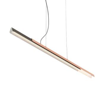kdln Dala lineáris lógó lámpa sötét szürke/réz 2700 K 150 cm kép