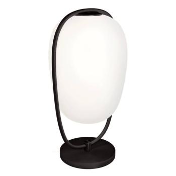 kdln Lannà asztali világítás, fekete/fehér, magasság 40 cm kép