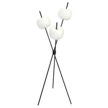 kdln LED álló világítás Kushi, fekete, magasság 140 cm kép