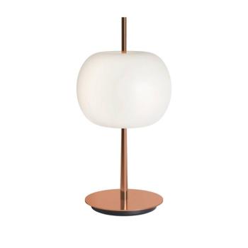 kdln KUSHI LED asztali világítás, réz, magasság 32 cm, fényerőszabályozó, CCT kép