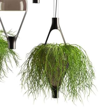 kdln LED lógó lámpa Viceversa, üveg szürke, 1 izzó kép