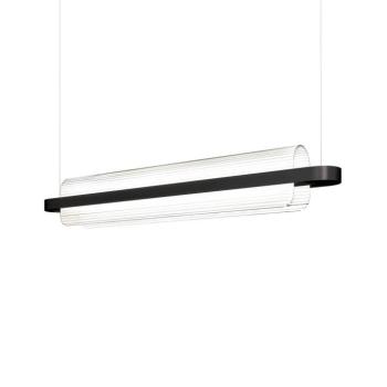 kdln Nami LED lógó világítás, fekete, hossza 150 cm, üveg kép