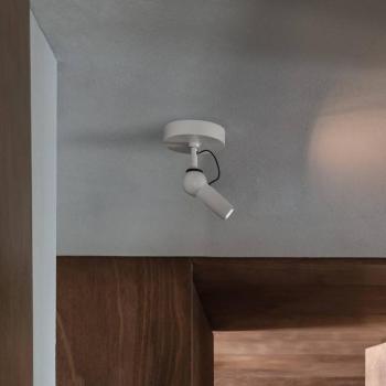 kdln LED mennyezeti világítás Bird, fehér, Ø 11 cm, fém kép