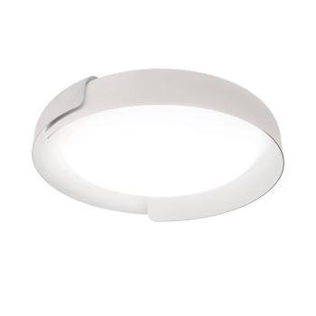 kdln LED mennyezeti világítás Dala, fehér/fehér, Ø 58 cm, dimmelhető kép