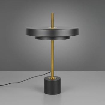 Keaton LED asztali lámpa, fekete/arany színű, magasság 45 cm, CCT kép