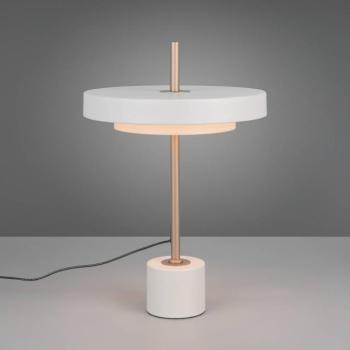 Keaton LED asztali lámpa, világosszürke, magasság 45 cm, fém, CCT kép