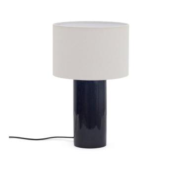 Kék asztali lámpa textil búrával (magasság 53,5 cm) Toneric – Kave Home kép