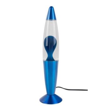 Kék üveg lávalámpa (magasság 35,5 cm) Funky Rocket Lava – Leitmotiv kép