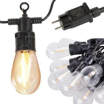 Kerti fényfüzér, 10 db LED kép