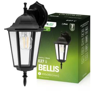 Kerti lámpa BELLIS E27 Black KD1 kép